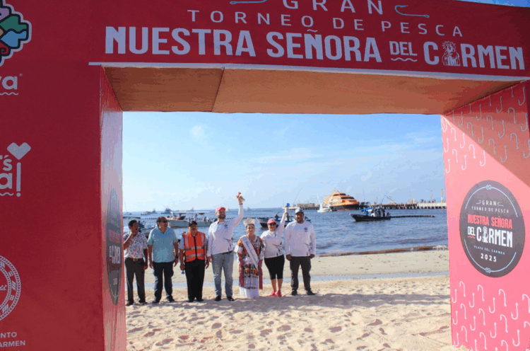 Fortalece Gobierno de Playa del Carmen las tradiciones; arranca el Gran Torneo de Pesca Deportiva “Nuestra Señora del Carmen 2025”
