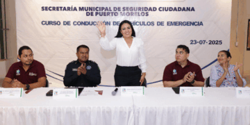 27 operadores de Puerto Morelos concluyen Curso de Capacitación de Conducción de Vehículos de Emergencia