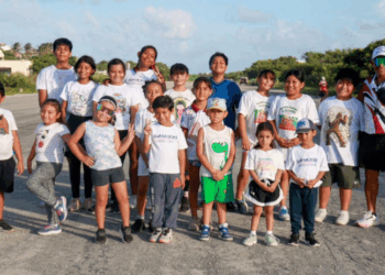 Impulsa Gobierno de Isla Mujeres el atletismo infantil y juvenil con clases gratuitas en la Escuelita Deportiva Municipal