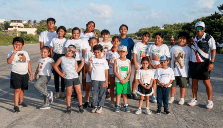 Impulsa Gobierno de Isla Mujeres el atletismo infantil y juvenil con clases gratuitas en la Escuelita Deportiva Municipal