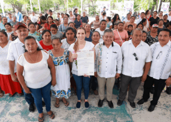 Recibe Poblado de Francisco May reconocimiento como pueblo indígena