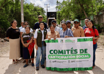 Hace justicia social Blanca Merari a Leona Vicario con pavimentación, limpieza y construcción de pozos de absorción