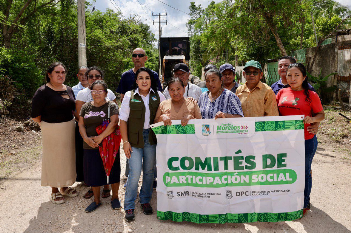 Hace justicia social Blanca Merari a Leona Vicario con pavimentación, limpieza y construcción de pozos de absorción