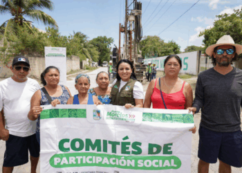 Blanca Merari pone en marcha programa de construcción de pozos pluviales en Puerto Morelos