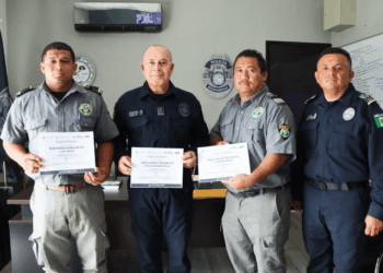 Comparte Playa del Carmen experiencia policial con Belice, en materia de tránsito y vialidad