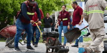 Ana Paty Peralta refuerza mantenimiento vial en Cancún