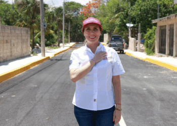 Supervisa Atenea Gómez avances en obras transformadoras en la colonia La Loma