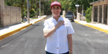 Supervisa Atenea Gómez avances en obras transformadoras en la colonia La Loma