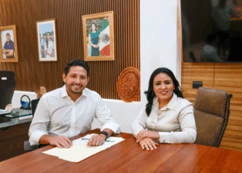 Refuerzan Renán Sánchez y Blanca Merari unidad verde en Puerto Morelos