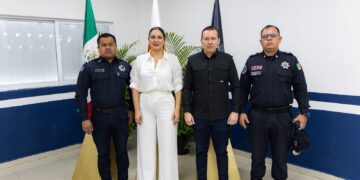 Estefanía Mercado reafirma su compromiso con la seguridad y la construcción de la paz en Playa del Carmen