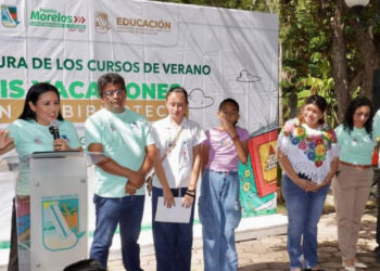 Clausura Blanca Merari en Leona Vicario el curso de verano “Mis vacaciones en la biblioteca”