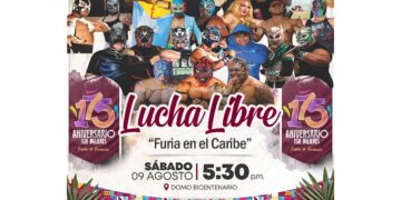 Gobierno Municipal invita a las familias isleñas a la función de lucha libre “Furia en el Caribe”