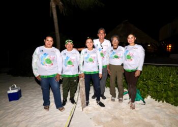 Blanca Merari llama a proteger a la tortuga marina y preservar la vida silvestre en Puerto Morelos