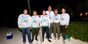 Blanca Merari llama a proteger a la tortuga marina y preservar la vida silvestre en Puerto Morelos