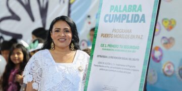 Arrancamos iniciativa “Puerto Morelos en Paz”, palabra cumplida: Blanca Merari