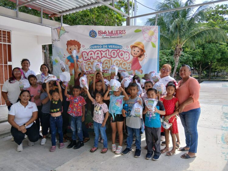 Curso “BaaxLo’Ob PaalaLo’Ob” lleva alegría y diversión al poblado de Francisco May