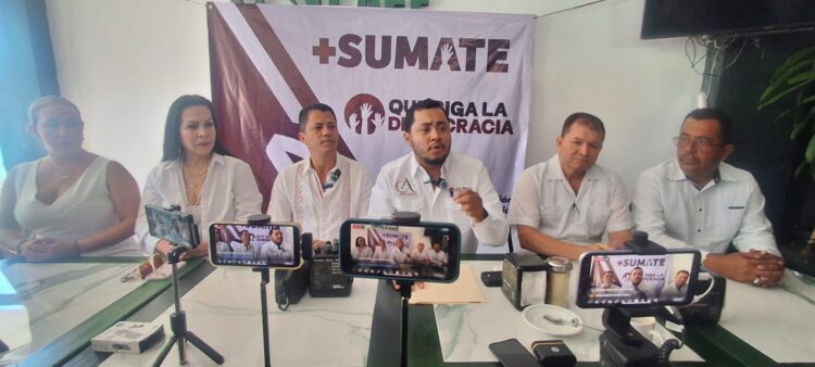 Anuncia Leonel Castillo, dirigente de ‘Que Siga la Democracia’ asamblea en Playa del Carmen