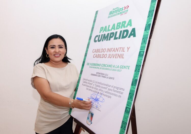 Impulsa Blanca Merari la participación política desde la niñez