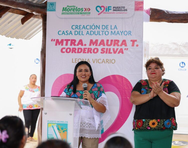 Espacios dignos para los adultos mayores en Puerto Morelos, ¡Palabra Cumplida!