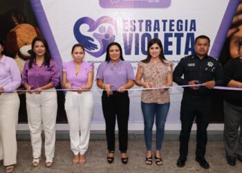 Inauguramos el “espacio de acogida violeta”, zona segura para mujeres, infantes y adolescentes; palabra cumplida: Blanca Merari