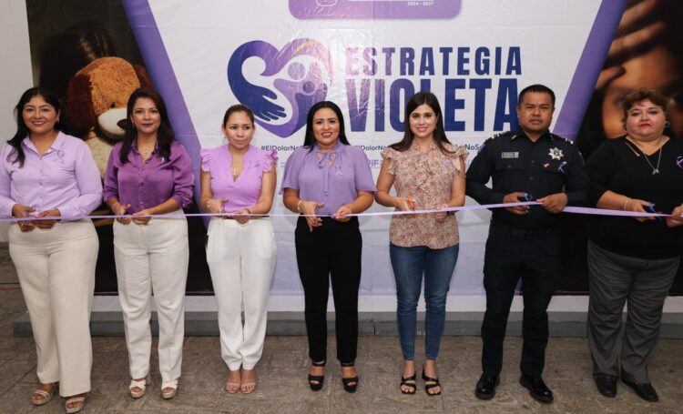 Inauguramos el “espacio de acogida violeta”, zona segura para mujeres, infantes y adolescentes; palabra cumplida: Blanca Merari