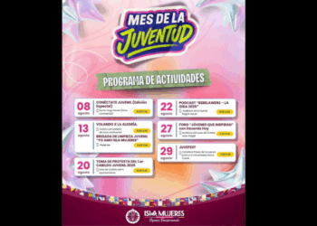 Anuncia Gobierno de Isla Mujeres actividades en el marco del Mes de la Juventud