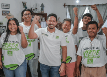 Renán Sánchez confirma crecimiento del Verde en Quintana Roo: de 11 mil a 50 mil afiliados