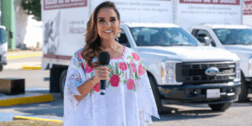 Participa Mara Lezama con la Presidenta Claudia Sheinbaum en el arranque de la Estrategia Nacional de Rutas por la Salud