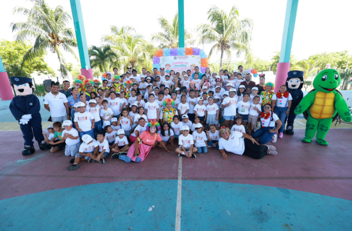 Gobierno Municipal clausura curso de verano “Baax Lo’ob Paalalo’ob” en Isla Mujeres