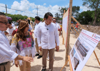 Impulsan Mara Lezama y Mario Delgado nueva infraestructura educativa en Cancún