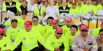 Atenea Gómez Ricalde fortalece a las áreas operativas de Isla Mujeres con entrega de equipo y herramientas