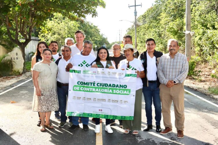 Avanzamos en la pavimentación de calles: Blanca Merari