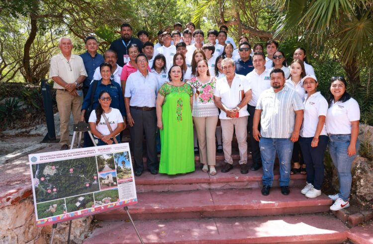 Atenea Gómez Ricalde inicia la rehabilitación de la Hacienda Mundaca en Isla Mujeres