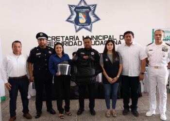 Fortalece Blanca Merari la seguridad ciudadana y firma nueva palabra cumplida