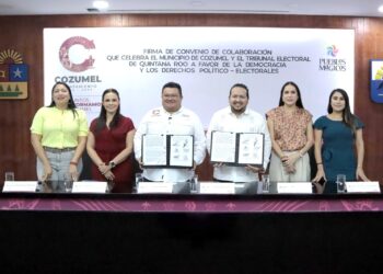 TEQROO y el Ayuntamiento de Cozumel unen esfuerzos por la democracia