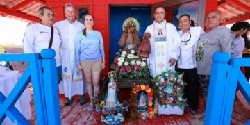 Isla Mujeres celebra la XXVI Procesión Marítima hacia la Isla de Contoy en honor a la Virgen de la Caridad del Cobre