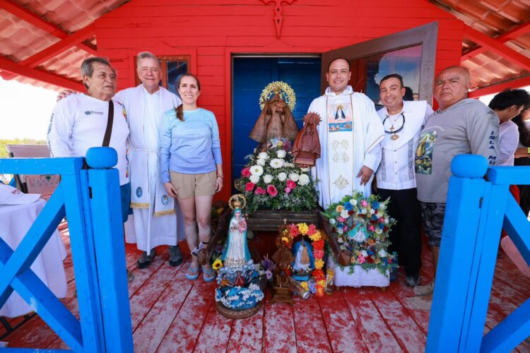 Isla Mujeres celebra la XXVI Procesión Marítima hacia la Isla de Contoy en honor a la Virgen de la Caridad del Cobre
