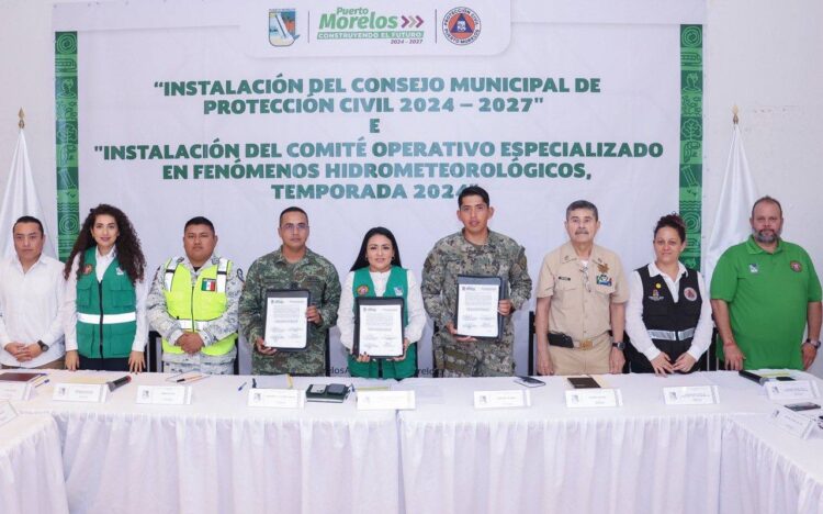 En Puerto Morelos fortalecemos la cultura preventiva para salvaguardar la vida: Blanca Merari