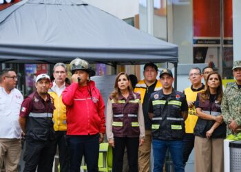 Encabeza Mara Lezama simulacro de protección civil en el que participaron más de 130 mil personas en Quintana Roo