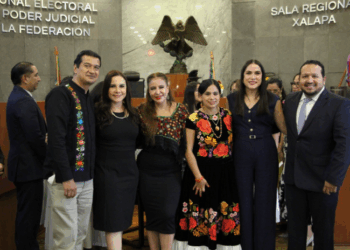 Integrantes del TEQROO asisten a la instalación de la nueva Sala Regional Xalapa del TEPJF