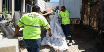 Continúa con éxito el Programa Permanente de Descacharrización en Isla Mujeres