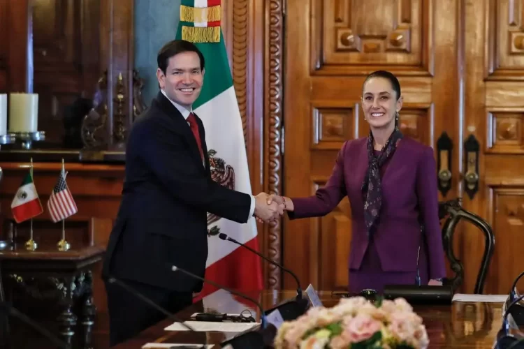 Acuerdo en seguridad y migración con respeto a la soberanía y territorialidad; concluye reunión Sheinbaum-Rubio