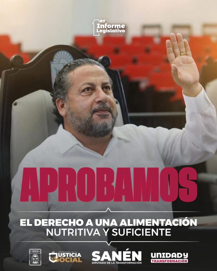 Jorge Sanén llega a su 1er Informe como Diputado de la Transformación con productivas iniciativas legislativas