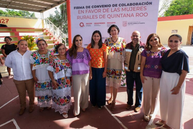 Encabeza Mara Lezama histórico apoyo a mujeres rurales para garantizar justicia e igualdad