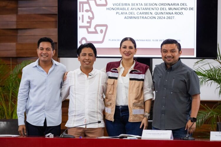 Presenta Estefanía Mercado iniciativa para regularizar y poner alto a las invasiones en Playa del Carmen