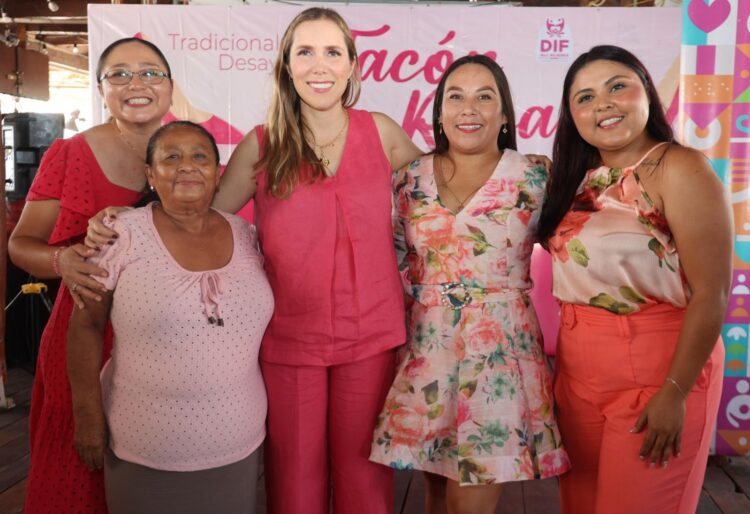 Isla Mujeres se une con fuerza y corazón en el Desayuno del Tacón Rosa 2025