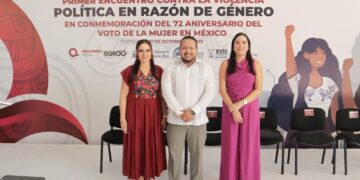 Integrantes del TEQROO asisten al “Primer Encuentro contra la Violencia Política en Razón de Género”