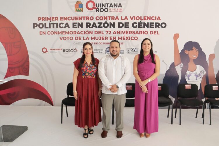 Integrantes del TEQROO asisten al “Primer Encuentro contra la Violencia Política en Razón de Género”