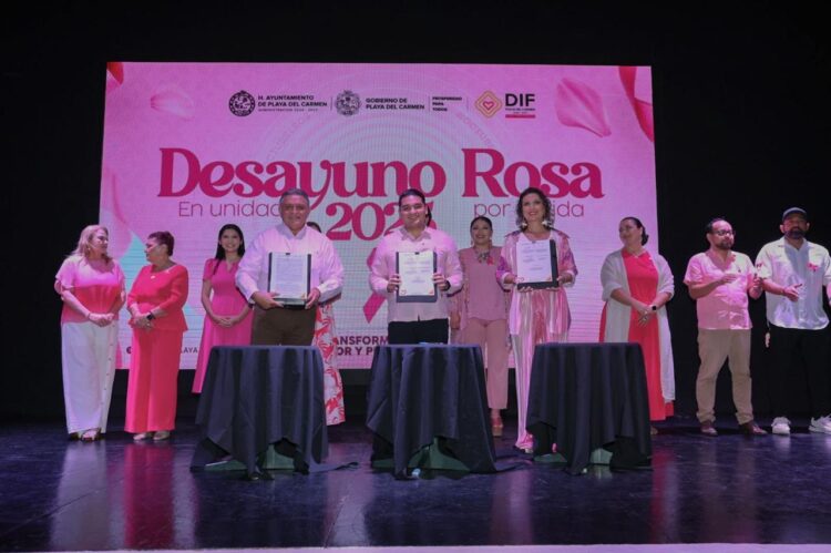 Con acciones firmes, el DIF Playa del Carmen fortalece la lucha contra el cáncer de mama: Eduardo Asencio