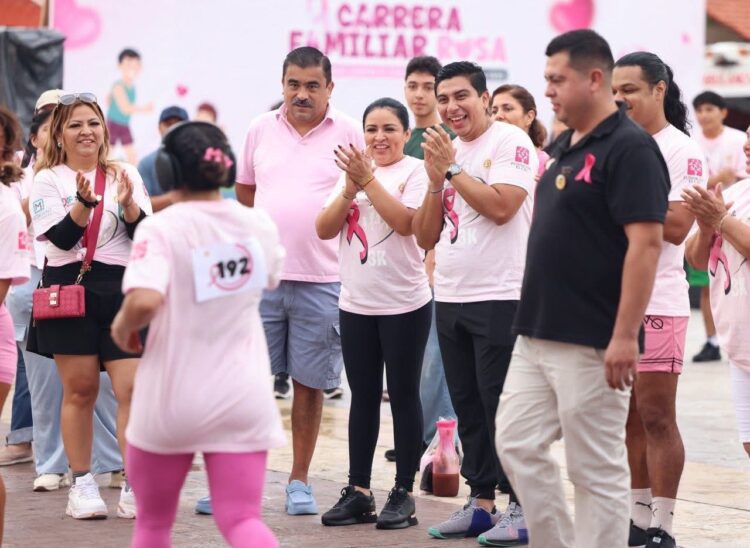 Exitosa Carrera Familiar Rosa 2025 "Todos contra el cáncer" en Puerto Morelos